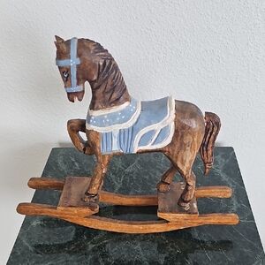 Vintage Custome Made Wooden Horse